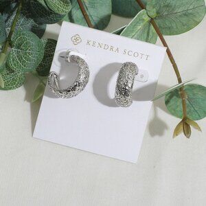 Kendra Scott Harper Silver Small Hoop Earrings